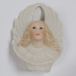 1950s Cybis Angel Ornament with Original Box + Catalog