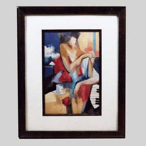 Gholam Yunessi - "Rapture with Music" Framed + Matted Print