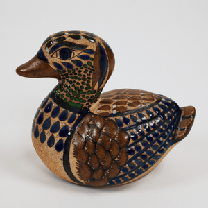 Midcentury Mexican Hand-Painted Duck