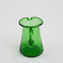 Load image into Gallery viewer, Vintage Green Glass Creamer
