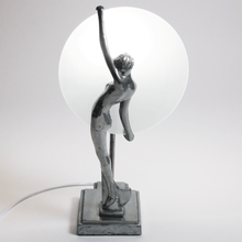 Load image into Gallery viewer, Art Deco Chrome Nude Orb Lamp
