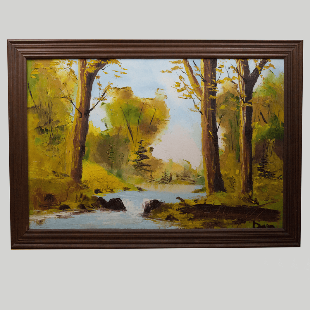 Forest Framed Oil Painting [Oversize]