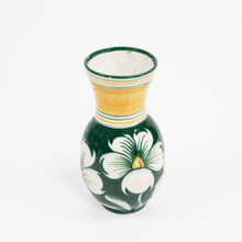Load image into Gallery viewer, Signed Hand-Painted Floral Italian Ceramic Vase

